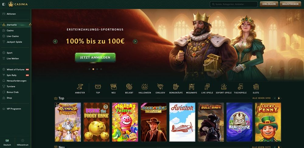 casinia hp de