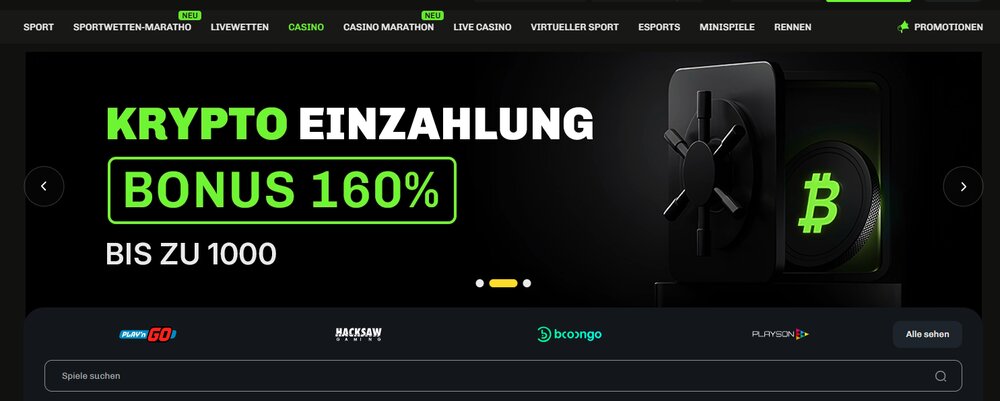 Velobet casino HP DE